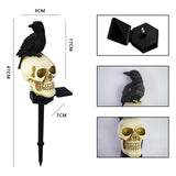 Halloween Skull Ghost Crow Outdoor Lighting Horror Party Courtyard Home Decoration Holiday Lighting Garden Decor Accessories