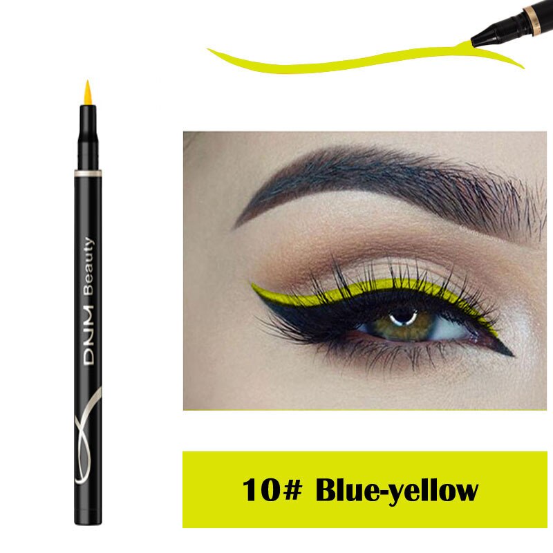 12Color Metallic Shiny Makeup Eyesliner Waterproof Shimmer Long-Lasting Easy To Wear Liquid Eyeliner  TSLM1