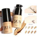Liquid Foundation Whitening Moisturizing Makeup Waterproof Face Concealer Cream Maquiagem