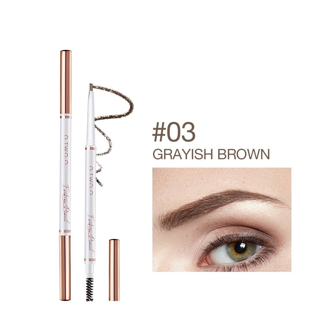 Eyebrow Pencil Waterproof Natural Long Lasting Ultra Fine 1.5mm Eye Brow Tint Cosmetics Brown Color Brows Make Up