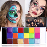 20 Colors Face Painting Oil Safe Kids Flash Tattoo Painting eye Art Make up Party Makeup Fancy Dress Beauty Palette