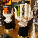 Halloween Decoration Witch Hand Candle Holder Resin Desktop Candlestick Gothic Home Ornaments Horror Art Halloween Props Gift