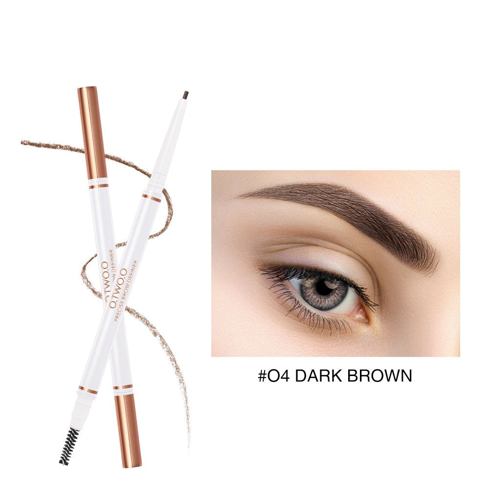 Eyebrow Pencil Waterproof Natural Long Lasting Ultra Fine 1.5mm Eye Brow Tint Cosmetics Brown Color Brows Make Up