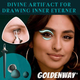 Hyper Easy No-Skip Eyeliner Guide Tool Eye Makeup Styling Drawing Guide Gel Reusable Eyebrows Eye Shadow Brush Tool