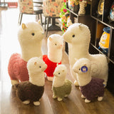 OKLULU 25cm New Alpaca Plush Toy 6 Colors Cute Animal Doll Soft Cotton stuffed doll Home office decor Kids girl Birthday Christmas Gift