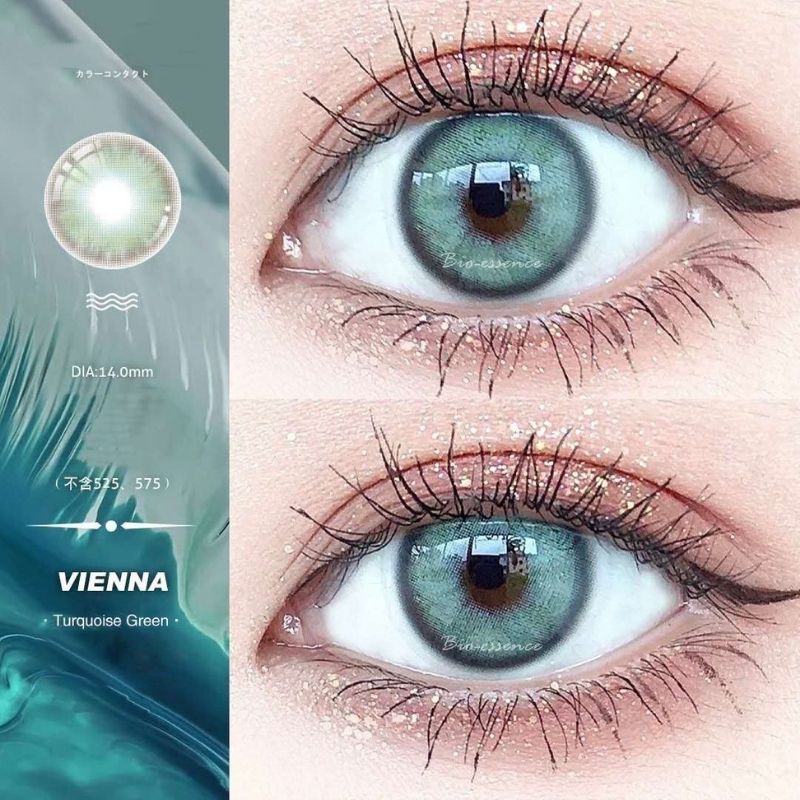 1 Pair Colored Contact Lenses for Eyes Russian Girl Blue Lenses Monet Green Eye Lenses Big Eye Fashion Lenses