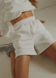 summer outfits inspo New Pure Color Casual Sports Elastic High Waist Shorts