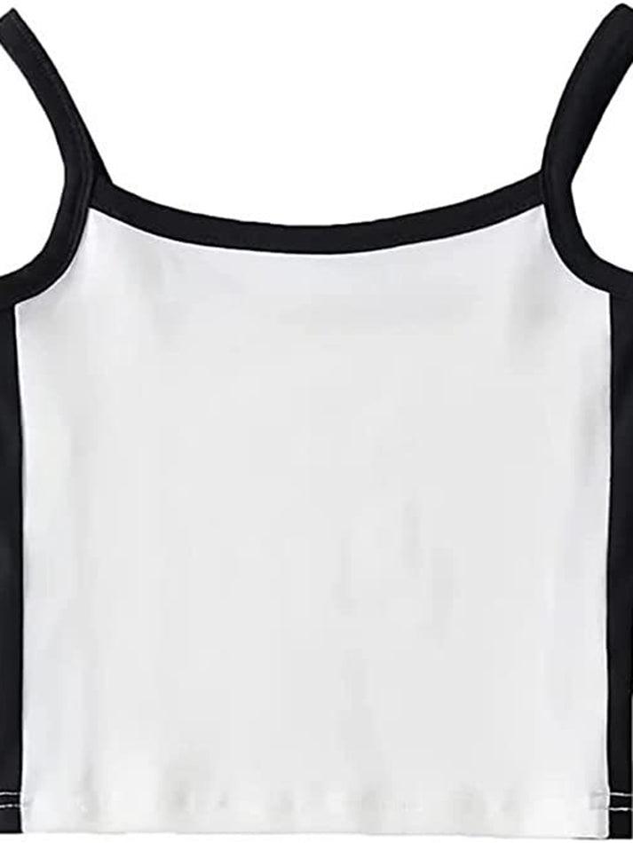 Contrast Trim Vintage Crop Cami Top