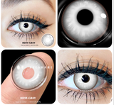 2pcs Colored Contact Lenses For Eyes Cosplay Colored Lenses Blue Contact Lens Yearly Beautiful Pupil Eyes Contact Lens