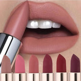 Oklulu Nude Matte Lipstick Waterproof Long Lasting Non-stick Cup Lip Stick Not Fading Sexy Red Pink Velvet Lipsticks Makeup Cosmetics