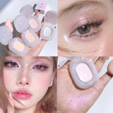 Oklulu 4 Colors Contouring Highlighter Cream Mashed Potato Texture Waterproof 3D Face Illuminator High Gloss Lasting Facial Makeup