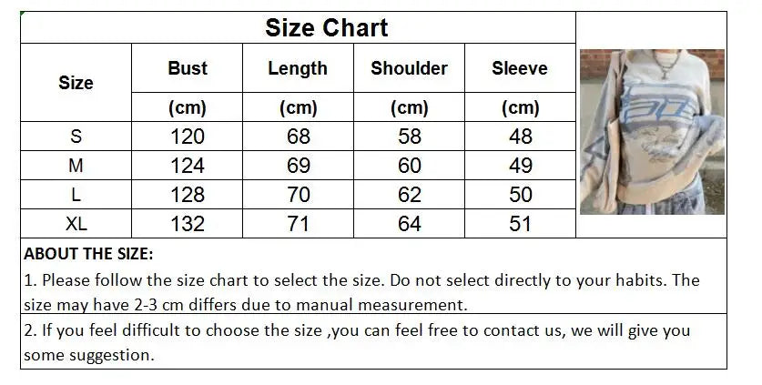 Oklulu Women Pullover Sweater Creative Knitted Streetwear Ladies Oversize O Neck Knitwear Female Fashion Long Sleeve Top Pull Femme