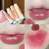 Oklulu  Colored Lipstick Set 1/3PCS Long Lasting Red Lip Balm Waterproof Jelly Solid Lip Gloss Lips Makeup Korean Cosmetics