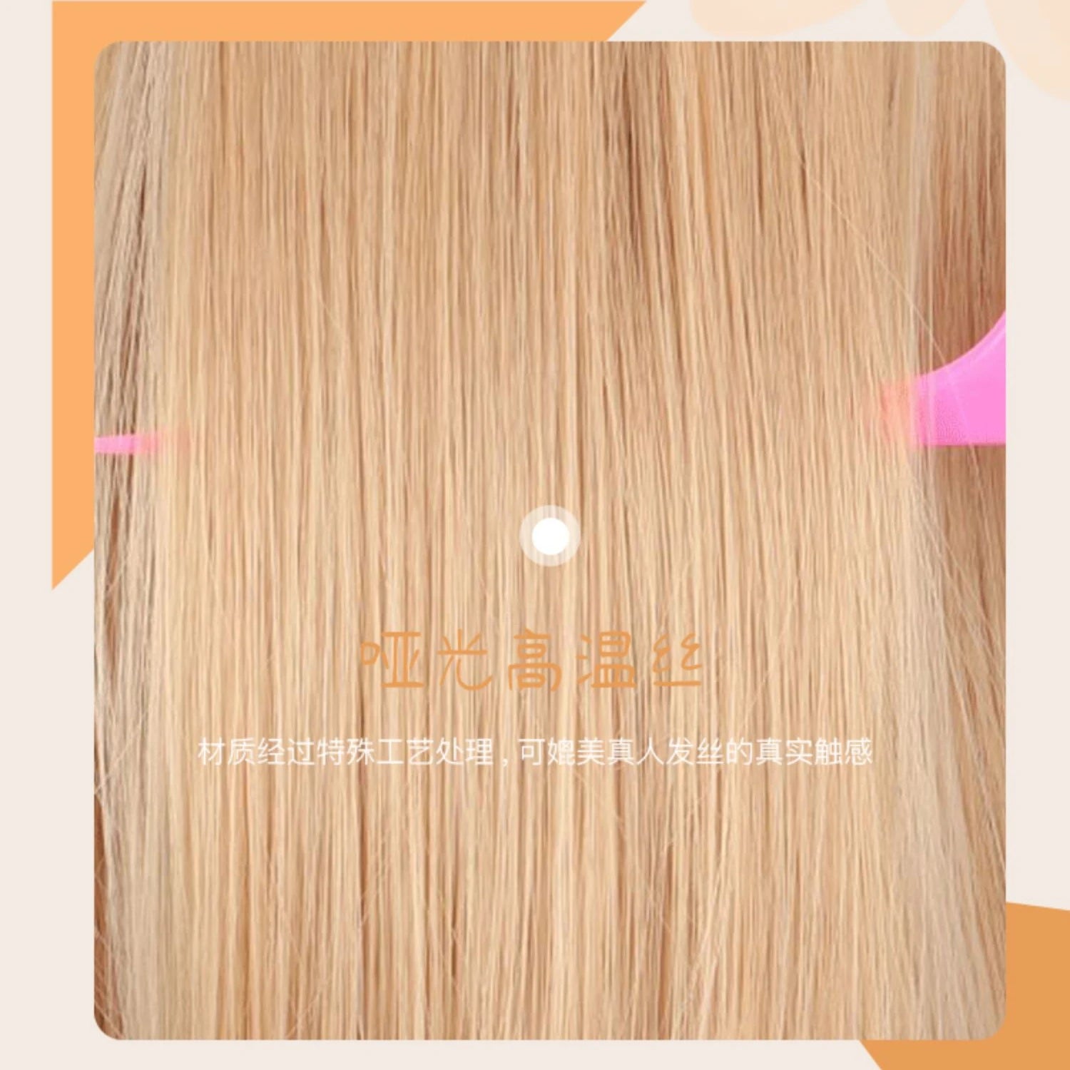 OKLULU  -  Blond Wig for Women Long Straight Wig with Bangs Lolita Cosplay Heat Resistant Hair for Festival Party Daily Wear Synthetic Wigs