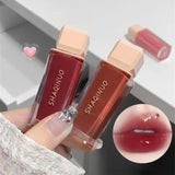 Oklulu Water Mirror Lip Gloss Moisturizing Liquid Lipstick Water Light Jelly Lip Glaze Long Lasting Lip Tint Korean Makeup Cosmetic