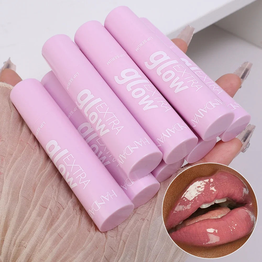 Oklulu Lasting Moisturizing Mirror Lipstick Pen Clear Water Light Solid Lip Gloss 8 Colors Jelly Pink Lips Tint Glass Lip Glaze Makeup