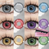 OKLULU  -  1 Day Lens Colored Contact Lenses for Eyes 5 Pairs Daily Lens Cosplay Contact Lenses Blue Eye Contacts Purple Lenses