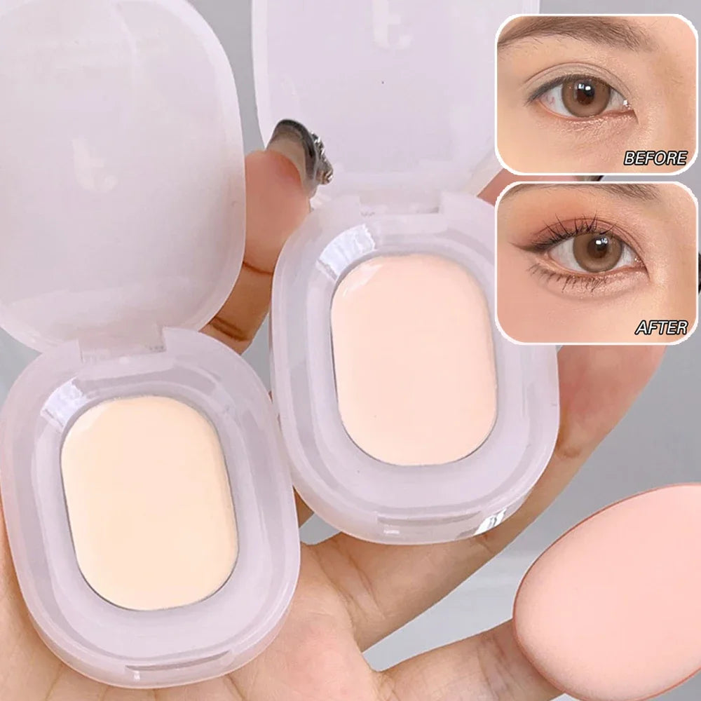 Oklulu 4 Colors Contouring Highlighter Cream Mashed Potato Texture Waterproof 3D Face Illuminator High Gloss Lasting Facial Makeup