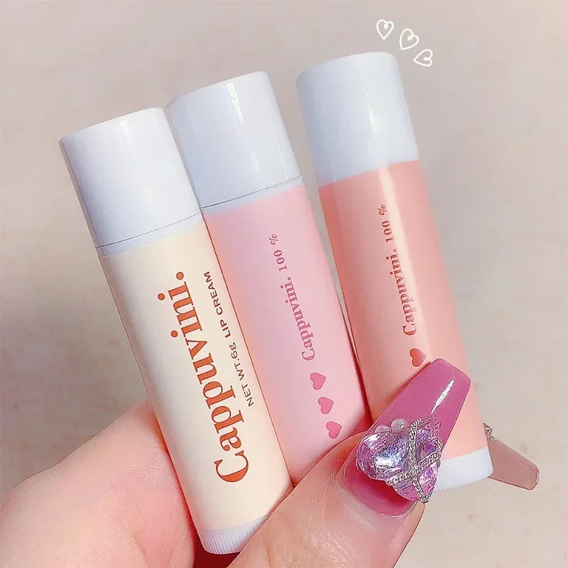 Oklulu  Colored Lipstick Set 1/3PCS Long Lasting Red Lip Balm Waterproof Jelly Solid Lip Gloss Lips Makeup Korean Cosmetics