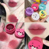 OKLULU  -  Matte Lip Mud Waterproof Clay Lipstick Blush Makeup Long-lasting Non-stick Cup Red Lip Tint Pigment Mousse Lipstick Cosmetics