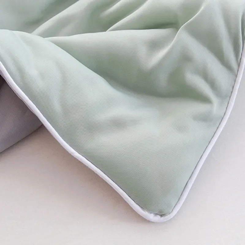 Oklulu  -  New Cold Fiber Cooling Quilt Summer Cool and Heat-absorbing Heat Air Conditioner Comforter Soft Cool But Not Icy Queen Blanket