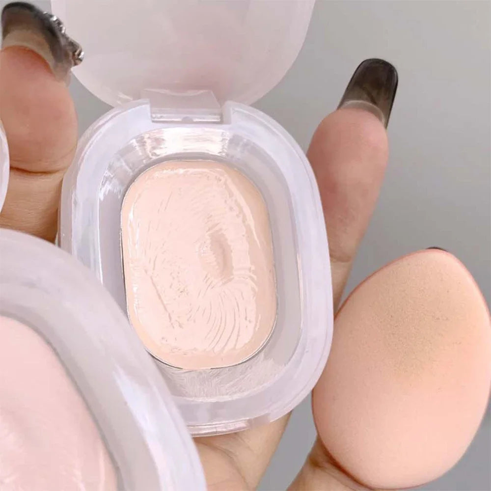 Oklulu 4 Colors Contouring Highlighter Cream Mashed Potato Texture Waterproof 3D Face Illuminator High Gloss Lasting Facial Makeup