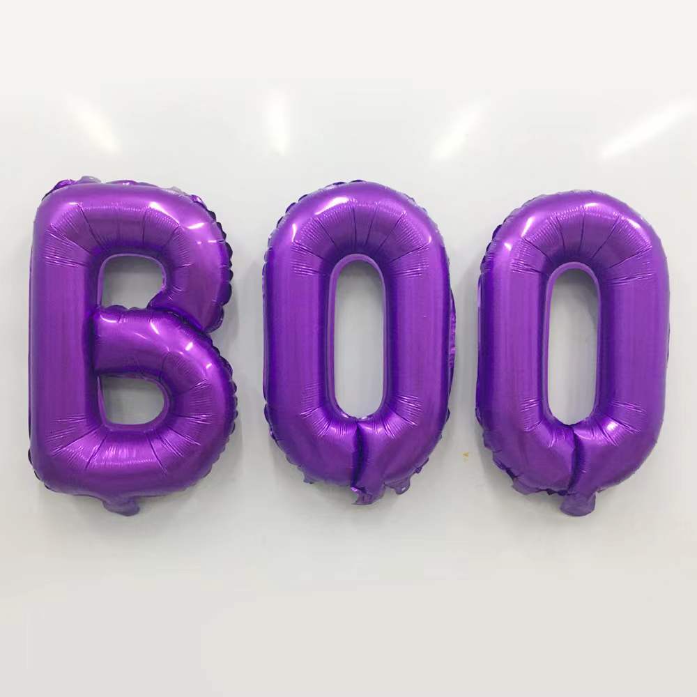 Huge Standing Halloween Pumpkin Ghost Balloons Witch Bat Spider Foil Ballon Inflatable Kids Toys Globos Halloween Party Supplies