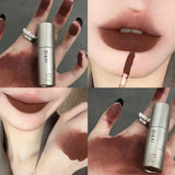 Futurecen Long-Lasting Waterproof Matte Velvet Lip Gloss - Smooth Nude Brown Lips Tint for Festival Gifts