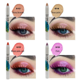 Oklulu Pearlescent Eyeshadow Pencil Glitter Silkworm Liner Pen Highlighter Long Lasting Matte Eye Shadow Stick Eyes Makeup Cosmetics