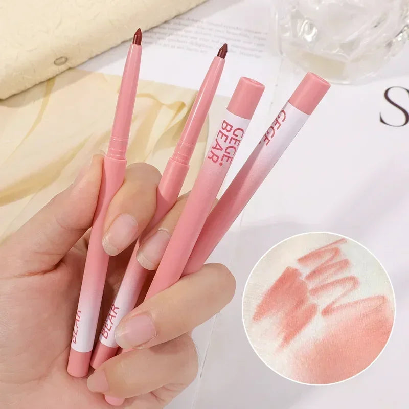 Oklulu Matte Nude Lip Liner Pencil Set Contour Lipstick Makeup Waterproof Long Lasting Outline Lips Shape Lipstick Pen Lips Cosmetics