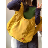 OKLULU  -  Hot Girls Yellow Backpack Women Retro Large Capacity Y2k Backpacks Female Vintage Fashion Mochila Schoolbag Aesthetic