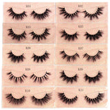 Oklulu Makeup Mink Eyelashes 100% Cruelty free Handmade 3D Mink Lashes Full Strip Lashes Soft False Eyelashes Makeup Lashes