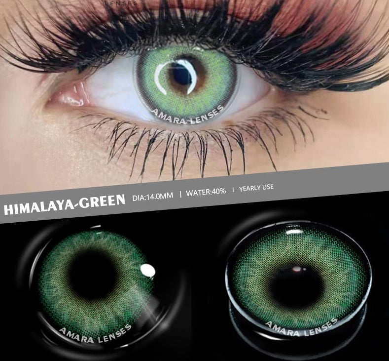 Natural Color Lens Eyes 2pcs Color Contact Lenses for Eye Beauty Contact Lenses Eye Yearly Cosmetic Color Circle Lenses