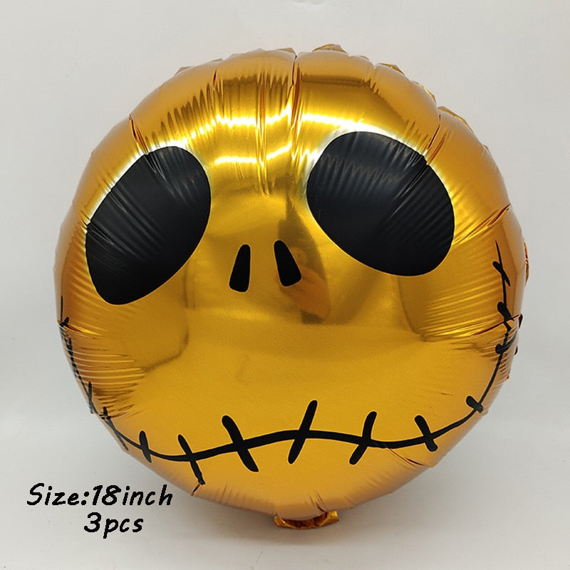 Huge Standing Halloween Pumpkin Ghost Balloons Witch Bat Spider Foil Ballon Inflatable Kids Toys Globos Halloween Party Supplies