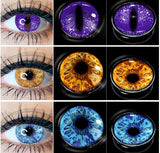 Color Contact Lenses For Eyes Anime Cosplay Colored Lenses Blue Purple Multicolored Lenses Contact Lens Beauty Makeup