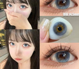 OKLULU  2Pcs New product  Color Contact Lenses Myopia Degree -0.00 to -8.00 natural lenses Soft Lens EyeBeauty Pupil ﻿