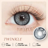 OKLULU Hot Sale Natural Colored Contact Lenses Half Year Color Contact Lenses Multicolored Colored Contact Lens Blue Eye Lens