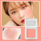 Oklulu Matte Blush Palette Lasting Contouring Cheek Blusher Cream Rouge Orange Nude Cheek Tint Blush Face Makeup Cosmetics