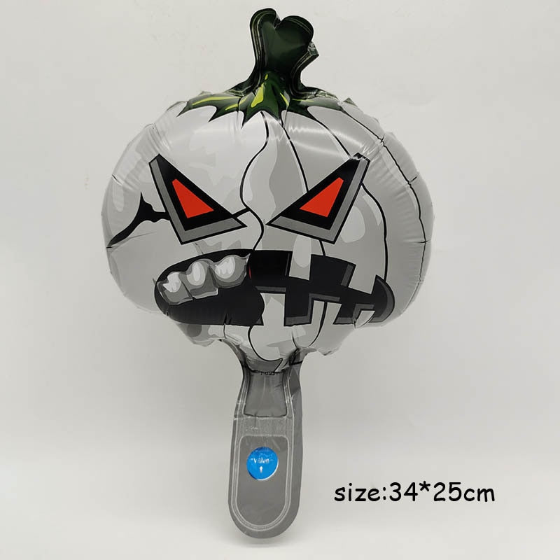 Huge Standing Halloween Pumpkin Ghost Balloons Witch Bat Spider Foil Ballon Inflatable Kids Toys Globos Halloween Party Supplies