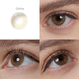 OKLULU Natural Eye Color Lenses Color Contact Lenses For Eyes Gray Lens Colored Contact Lenses Beauty Pupils Eye Lenses