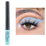 Oklulu 12 Colors Neon Liquid Eyeliner Waterproof Lasting Fast Drying Blue White Pink Smooth Matte Eyliner Pencil Eyes Makeup Cosmetics