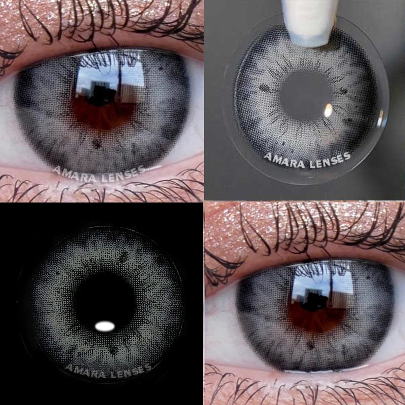 Natural Colored Contacts Lenses Brown 2pcs Contacts Beautful Pupils Color Contacts Yearly Makeup Cosmetic Contact Lens