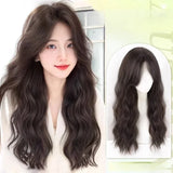 OKLULU  -  Black wigs Long Body Wave Wig for Women Black Cosplay Lolita Natural Hair Heat Resistant Synthetic Wigs  Headband Wig