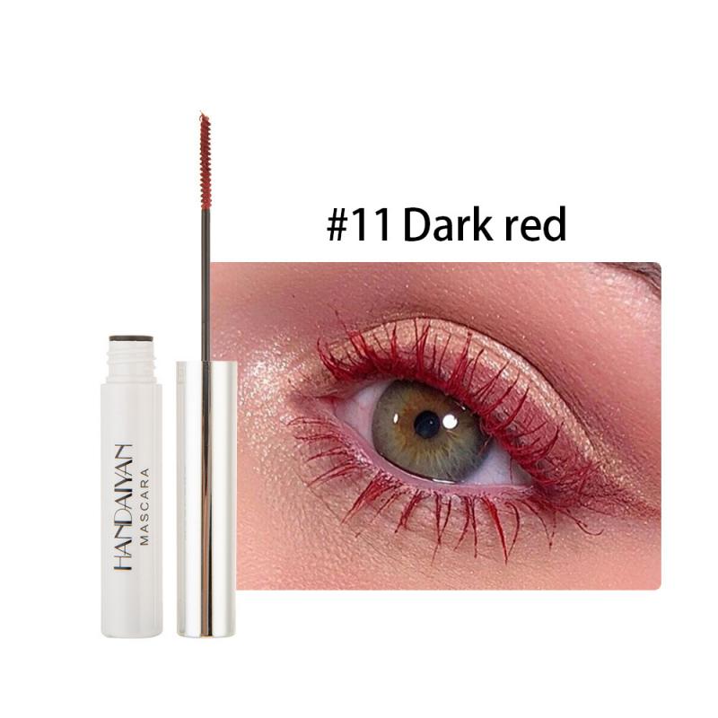 Colorful Waterproof Mascara Makeup Eyelash Extension Lengthen Curling White Mascara Cosplay Prom Make Up Cosmetics