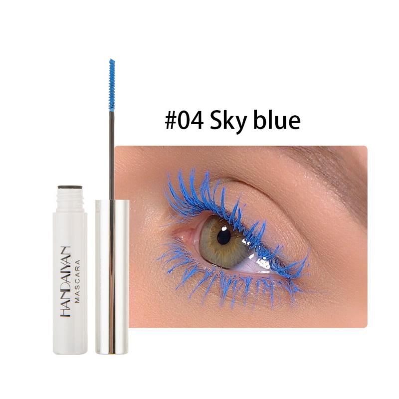 Colorful Waterproof Mascara Makeup Eyelash Extension Lengthen Curling White Mascara Cosplay Prom Make Up Cosmetics