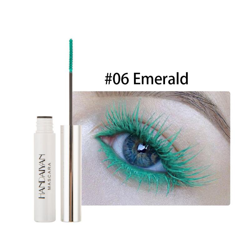 Colorful Waterproof Mascara Makeup Eyelash Extension Lengthen Curling White Mascara Cosplay Prom Make Up Cosmetics