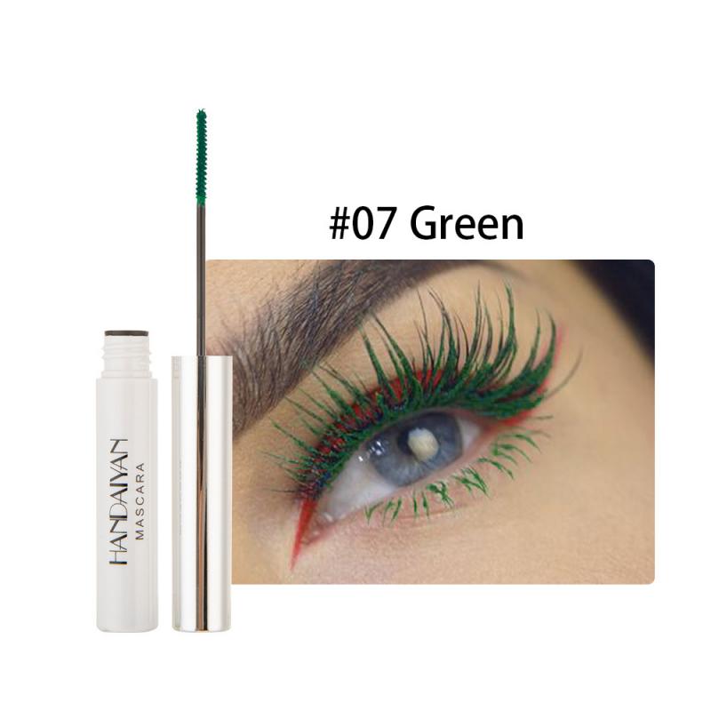 Colorful Waterproof Mascara Makeup Eyelash Extension Lengthen Curling White Mascara Cosplay Prom Make Up Cosmetics