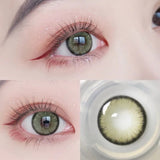 1 Pair Blue Lenses Anime Accessories Color Contact Lenses for Eyes Comic Tears Eye Fashion Lenses Green Lenses