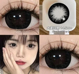 15mm Big Diameter Black Lenses 14.5mm Lenses  Colored Contact Lenses for Eyes Big Eye Lenses Natural Look Lenses