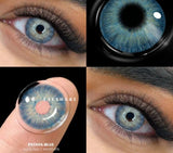 2pcs Colored Contact Lenses For Eyes Natural Blue Eye Lenses Gray Pupils Lens Yearly Fashion Green Contacts Black Lens